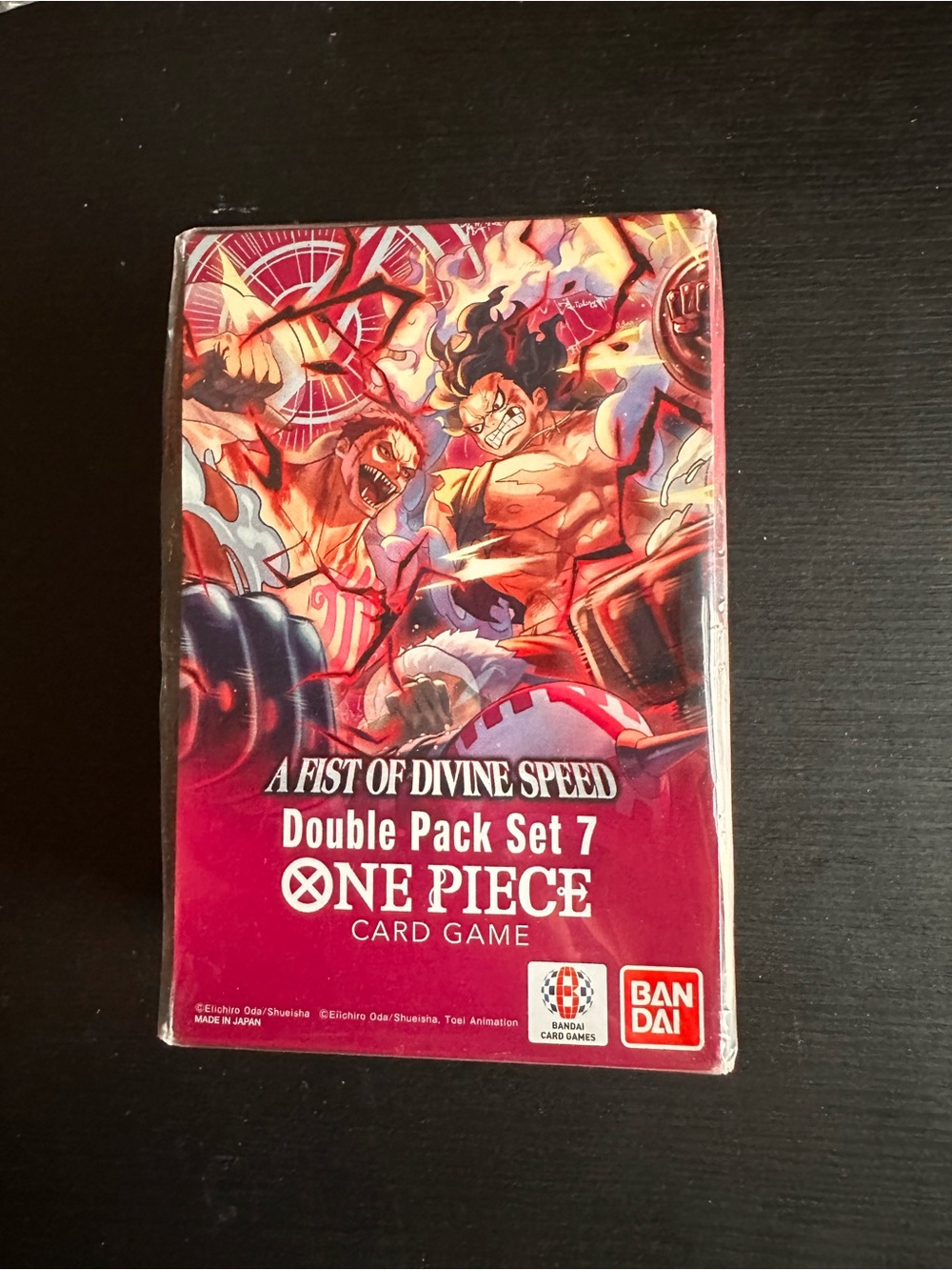 One Piece Card Game Double Pack Set 7 - A Fist of Divine Speed (Red)